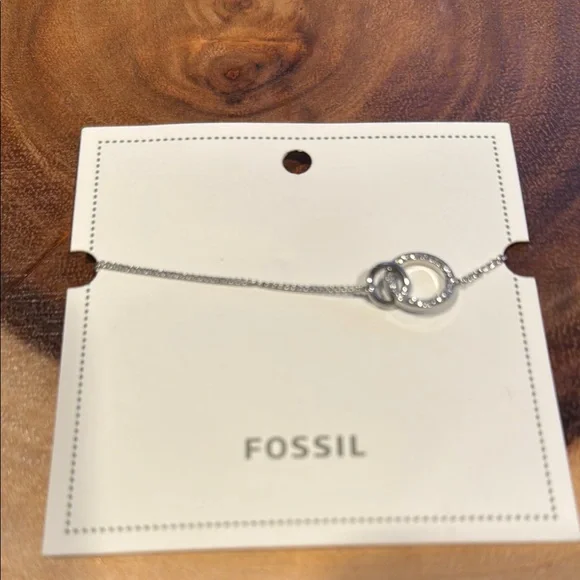 NWT Hazel Icons Silver-Tone Stainless Steel Chain Bracelet - Picture 2 of 6